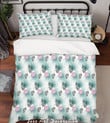 Tropical Greenery Bed Sheets Duvet Cover Bedding Set Great Gifts For Birthday Christmas Thanksgiving