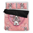 Valentine S Day Special Basset Hound Print Cotton Bed Sheets Spread Comforter Duvet Cover Bedding Sets
