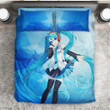 Vocaloid Hatsune Miku Printed Bed Sheets Duvet Cover Bedding Set Great Gifts For Birthday Christmas Thanksgiving