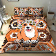 Corgi Dog Stay Home And Chill With Corgi Bedding Set Bed Sheets Spread Comforter Duvet Cover Bedding Sets
