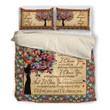 Couple I Choose You Vintage Tree Cotton Bed Sheets Spread Comforter Duvet Cover Bedding Sets