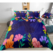 Tropical Flower Pattern Bed Sheets Spread Comforter Duvet Cover Bedding Sets