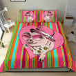 Lovely Pig Lady Bedding Set Bed Sheet Spread Comforter Duvet Cover Bedding Sets
