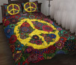 Hippie Flower Child Peace Bedding Set (Duvet Cover & Pillow Cases)