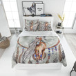 Boho Horse Cotton Bed Sheets Spread Comforter Duvet Cover Bedding Sets