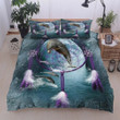 Dolphin Dreamcatcher Cotton Bed Sheets Spread Comforter Duvet Cover Bedding Sets