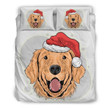 Have A Golden Christmas For Golden Retriever Lovers Bed Sheets Spread Duvet Cover Bedding Set