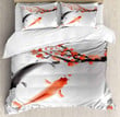 Legendary Koi Fish Bed Sheets Spread Duvet Cover Bedding Set