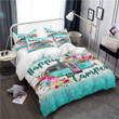 Happy Camper Flowers Bedding Set (Duvet Cover & Pillow Cases)