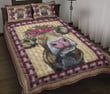 3D Cow Flower Cotton Bed Sheets Spread Comforter Duvet Cover Bedding Sets