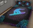 Snowboarding Light Color Cotton Bed Sheets Spread Comforter Duvet Cover Bedding Sets