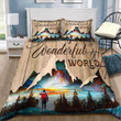 Hiking Wonderful World Bedding Set Bed Sheets Spread Comforter Duvet Cover Bedding Sets