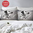 Personalized Dog Cotton Bed Sheets Spread Comforter Duvet Cover Bedding Sets