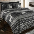 Reindeer Cotton Bed Sheets Spread Comforter Duvet Cover Bedding Sets