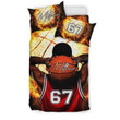 Basketball Player Custom Duvet Cover Bedding Set With Your Name