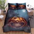 Halloween Jack-O-Lantern With Creepy Smile Bed Sheets Spread Duvet Cover Bedding Sets