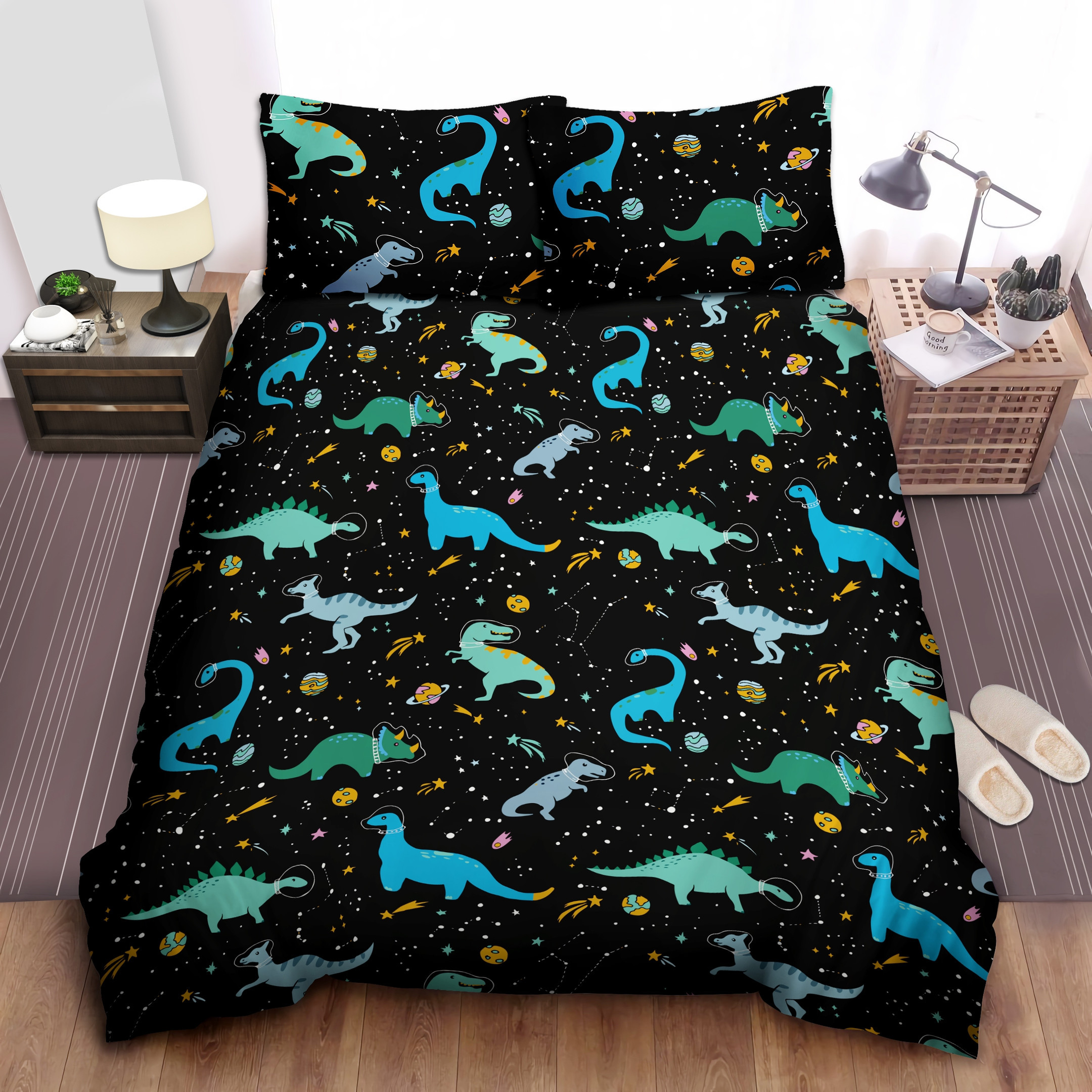 Dinosaur Outa Space  Bed Sheets Spread  Duvet Cover Bedding Sets