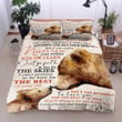 Personalized To My Amazing Son Bear From Mom Deep in Your Heart  Bed Sheets Spread  Duvet Cover Bedding Sets