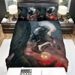 Halloween, Witch, Hiding The Old Witch Bed Sheets Spread Duvet Cover Bedding Sets