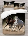 Horse Running Bedding Set Bed Sheets Spread  Duvet Cover Bedding Sets