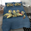 Turtles And Zipper Jean Bedding Set  Bed Sheets Spread  Duvet Cover Bedding Sets