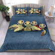 Turtles And Zipper Jean Bedding Set  Bed Sheets Spread  Duvet Cover Bedding Sets