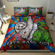 Sloth Let's Hang Out  Bed Sheets Spread  Duvet Cover Bedding Sets