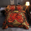 Octopus Red Vintage Bedding Set (Duvet Cover & Pillow Cases)