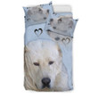 Asian Shepherd Dog Love Bed Sheets Spread Duvet Cover Bedding Set