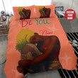 Be You Black Woman Personalized Custom Name Duvet Cover Bedding Set