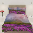 Blossom Carpet of Pink Rhododendron Flowers  Bed Sheets Spread  Duvet Cover Bedding Sets
