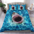 White Shark Opening Mouth  Bed Sheets Spread  Duvet Cover Bedding Sets