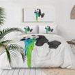 Earth And Panda  Bed Sheets Spread  Duvet Cover Bedding Sets