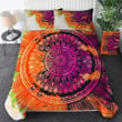 Pink Orange Mandala  Bed Sheets Spread  Duvet Cover Bedding Sets
