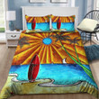 Surfboard And Beach Bedding Set Bed Sheets Spread  Duvet Cover Bedding Sets