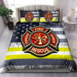 Proud American Firefighter Duvet Cover Bedding Set