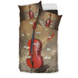 Cello And Daisy  Bed Sheets Spread  Duvet Cover Bedding Sets