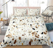 Brown Marble  Bed Sheets Spread  Duvet Cover Bedding Sets