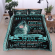 Personalized Wolf To My Husband From Wife I Love You With All I Am  Bed Sheets Spread  Duvet Cover Bedding Sets