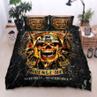 US Marine Corps Bedding , Avenge Me Skull Bed Sheets Spread Duvet Cover Bedding Sets
