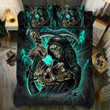 Skull Day Of The Death Bedding Set - Grim Reaper (Duvet Cover & Pillow Cases)