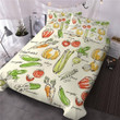 Vegetables Fruits  Bed Sheets Spread  Duvet Cover Bedding Sets