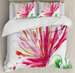 Opened Out Asiatic Oriental Lily Flowers  Bed Sheets Spread  Duvet Cover Bedding Sets