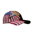 Flag American With Jesus Christ God Lion 3D Cap & Hat, 3D Baseball Cap, Classic Cap