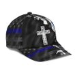 Blue Flag Jesus 3D Cap & Hat, Classic Cap, 3D Baseball Cap