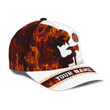 Customize Name Firefighter 3D Cap & Hat, Classic Cap, 3D Baseball Cap