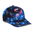 Butterfly Flamingo Blue Floral 3D Cap & Hat, Classic Cap, 3D Baseball Cap