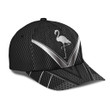 Flamingo Black Silver 3D Cap & Hat, Classic Cap, 3D Baseball Cap
