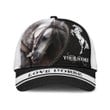 Personalized Name Love Black Horse 3D Cap & Hat, 3D Baseball Cap, Classic Cap