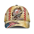 Custom Name and Number Baseball Vintage 3D Cap & Hat, Classic Cap, 3D Baseball Cap